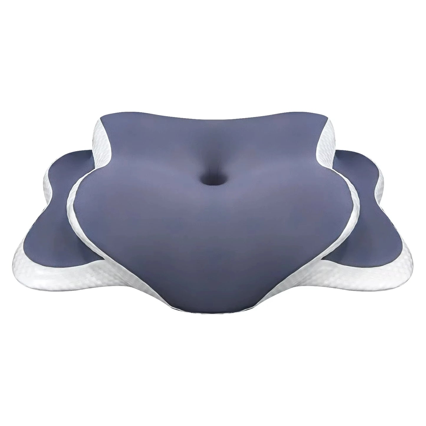 Ergonomic Cervical Pillow Memory Foam Pillow Neck Pain Relief Comes With Ice Silk Pillowcase Adjustable For Back Side Sleepers