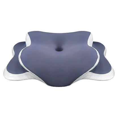 Ergonomic Cervical Pillow Memory Foam Pillow Neck Pain Relief Comes With Ice Silk Pillowcase Adjustable For Back Side Sleepers